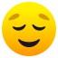 Rahatlamış yüz :relieved: 😌